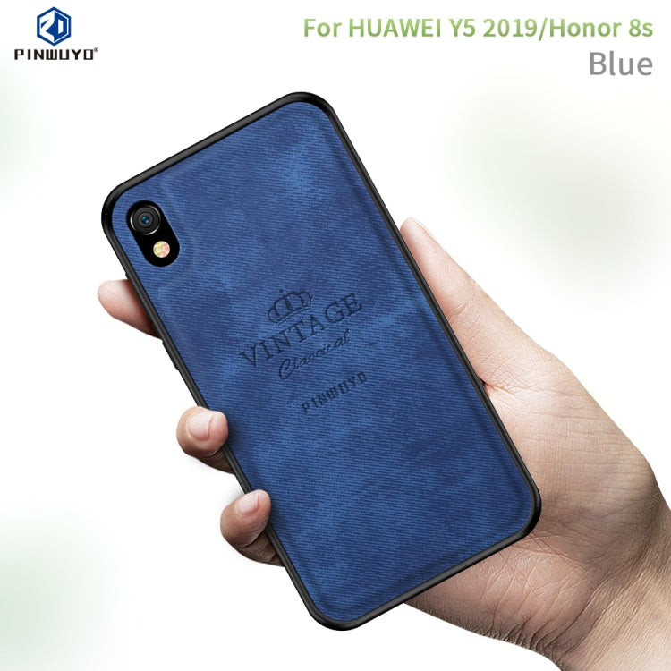 PINWUYO Shockproof Waterproof Full Coverage PC + TPU + Skin Protective Case for HUAWEI Honor 8S / Y5 2019(Blue) - Honor Cases by PINWUYO | Online Shopping UK | buy2fix