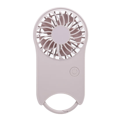 F12 3 Wind Speed Outdoor Summer Cooling Fan Hanging Buckle Mini Handheld Fan(Pink) - Electric Fans by buy2fix | Online Shopping UK | buy2fix