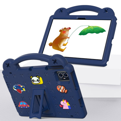 For Walmart ONN 10.1 Gen4 2024 Handle Kickstand Children EVA Shockproof Tablet Case(Navy Blue) - Others by buy2fix | Online Shopping UK | buy2fix