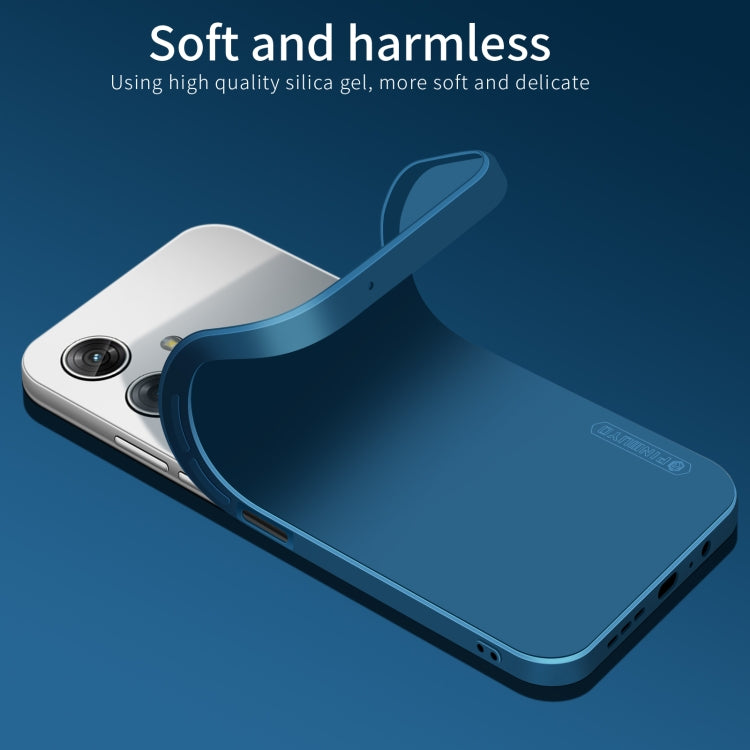For Motorola Moto G54 5G PINWUYO Sense Series Liquid Silicone TPU Phone Case(Black) - Motorola Cases by PINWUYO | Online Shopping UK | buy2fix
