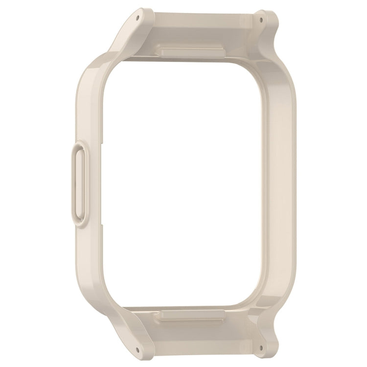 For Redmi Watch 2 Half Pack PC Watch Protective Case(Creamy White) - Watch Cases by buy2fix | Online Shopping UK | buy2fix