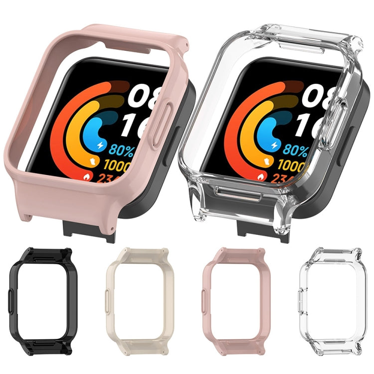 For Redmi Watch 3 Half Pack PC Watch Protective Case(Black) - Watch Cases by buy2fix | Online Shopping UK | buy2fix