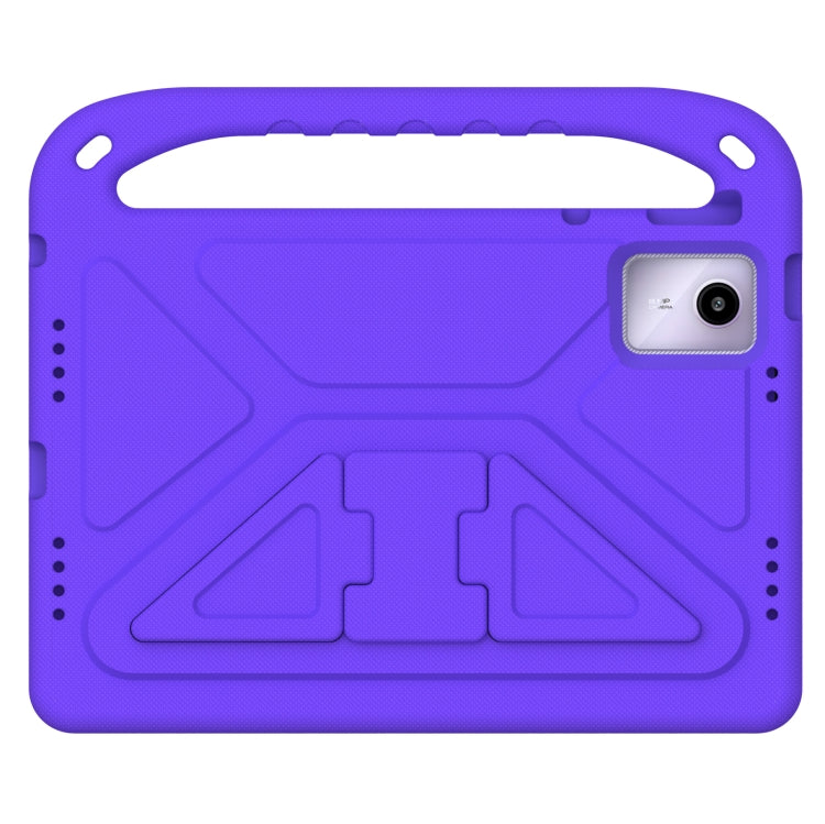 For iPad Pro 13 2024 Handle EVA Shockproof Tablet Case with Holder(Purple) - iPad Pro 13 2024 Cases by buy2fix | Online Shopping UK | buy2fix