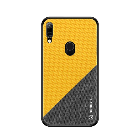 PINWUYO Honors Series Shockproof PC + TPU Protective Case for Huawei Y7 2019 (Fingerprint Hole) / Y7 Prime 2019(Yellow) - Huawei Cases by PINWUYO | Online Shopping UK | buy2fix