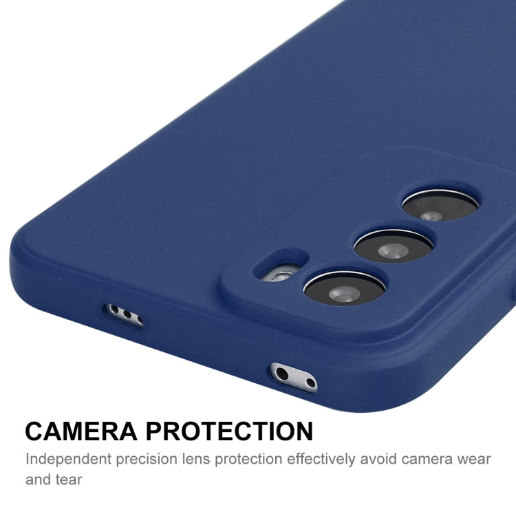 For OPPO Reno12 Pro ENKAY Liquid Silicone Soft Shockproof Phone Case(Dark Blue) - Reno12 Pro Cases by ENKAY | Online Shopping UK | buy2fix