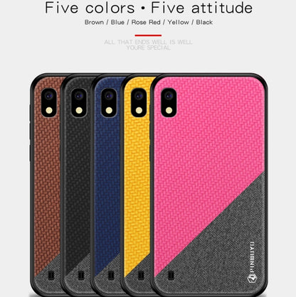 PINWUYO Honors Series Shockproof PC + TPU Protective Case for Galaxy A10(Black) - Galaxy Phone Cases by PINWUYO | Online Shopping UK | buy2fix