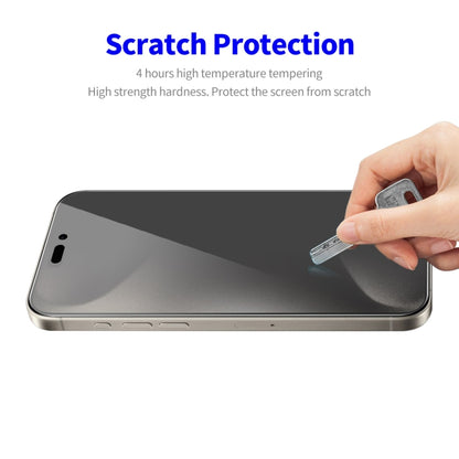 For iPhone 15 Pro Max 5pcs ENKAY Hat-Prince 28 Degree Anti-peeping Privacy Tempered Glass Film - iPhone 15 Pro Max Tempered Glass by ENKAY | Online Shopping UK | buy2fix