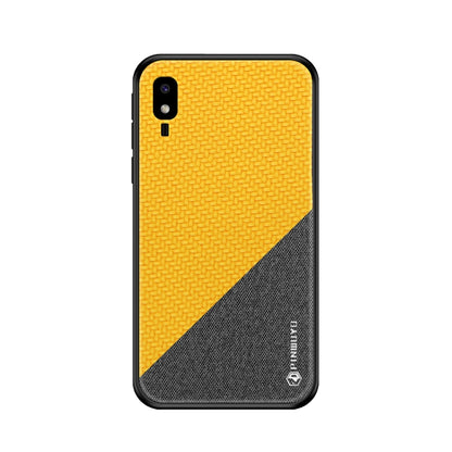 PINWUYO Honors Series Shockproof PC + TPU Protective Case for Galaxy A2 Core(Yellow) - Galaxy Phone Cases by PINWUYO | Online Shopping UK | buy2fix