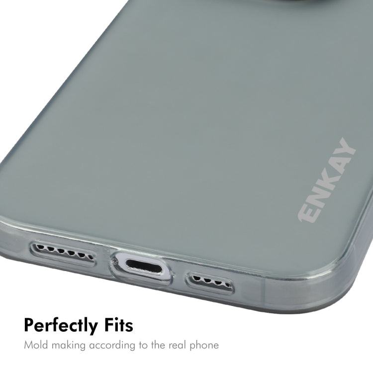 For iPhone 16 Pro Max ENKAY Hat-Prince Translucent Matte TPU Soft Phone Case(White) - iPhone 16 Pro Max Cases by ENKAY | Online Shopping UK | buy2fix