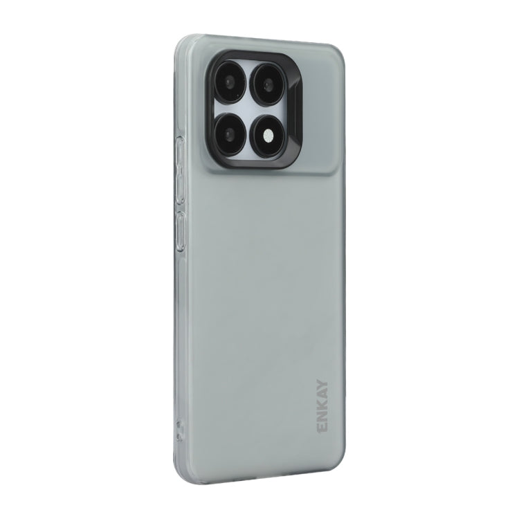 For Redmi K70 Ultra ENKAY Hat-Prince Translucent Matte TPU Soft Phone Case(Grey) - Xiaomi Cases by ENKAY | Online Shopping UK | buy2fix