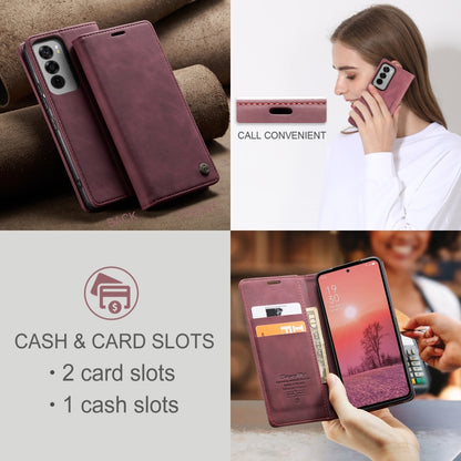 For OPPO Reno12 Pro 5G Global CaseMe 013 Multifunctional Horizontal Flip Leather Phone Case(Red) - Reno12 Pro Cases by CaseMe | Online Shopping UK | buy2fix