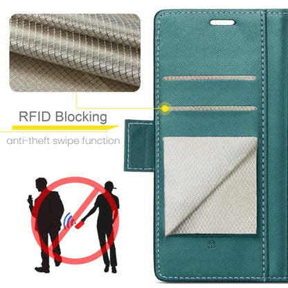 For Redmi 14C CaseMe 023 Butterfly Buckle Litchi Texture RFID Anti-theft Leather Phone Case(Green) - 14C Cases by CaseMe | Online Shopping UK | buy2fix