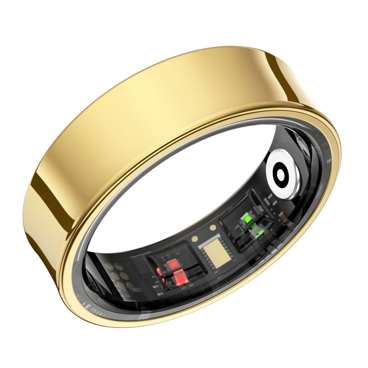 R09 SIZE 8 Smart Ring, Support Heart Rate / Blood Oxygen / Sleep Monitoring / Multiple Sports Modes(Gold) - Smart Rings / Smart Telephones by buy2fix | Online Shopping UK | buy2fix