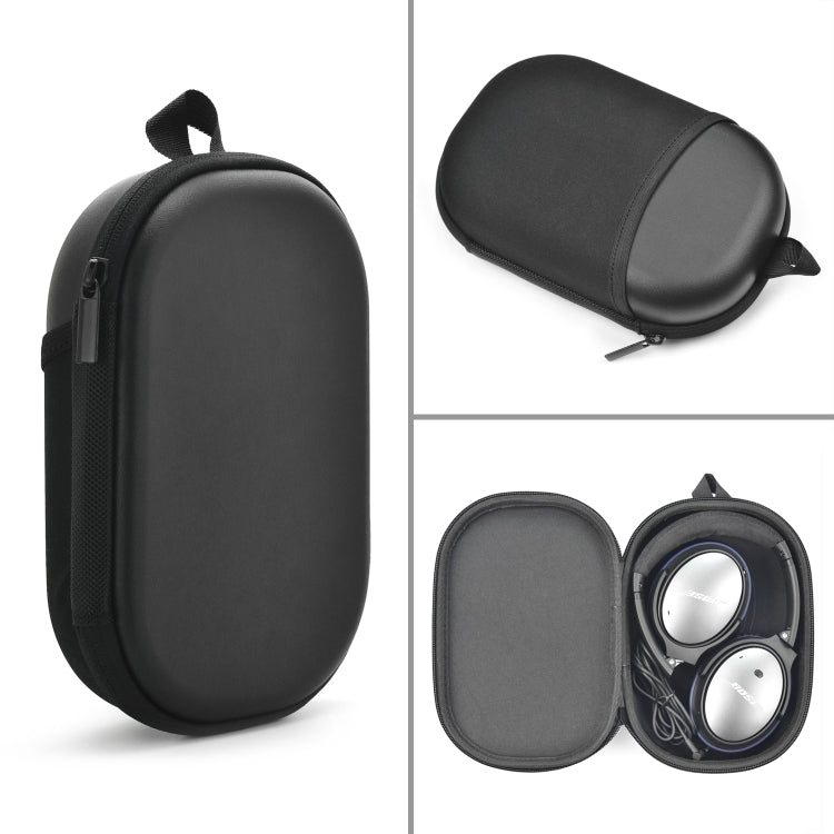 Waterproof Dustproof EVA Portable Storage Box Carry Shell Case Bag For Bose QC15 QC25 QC35 Headphone Convenient Black Case - Other Earphone Case by buy2fix | Online Shopping UK | buy2fix