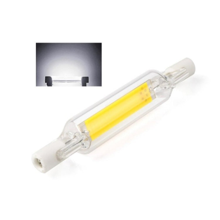 R7S 5W COB LED Lamp Bulb Glass Tube for Replace Halogen Light Spot Light,Lamp Length: 78mm, AC:220v(Warm White) - LED Blubs & Tubes by buy2fix | Online Shopping UK | buy2fix
