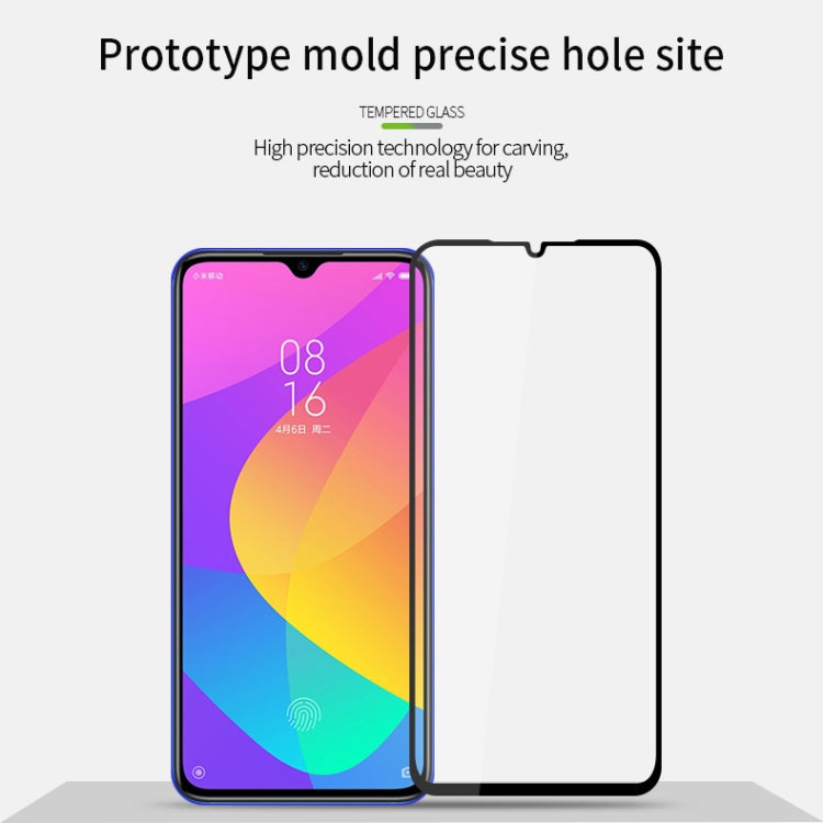 PINWUYO 9H 2.5D Full Screen Tempered Glass Film for Xiaomi Mi CC9e/A3(Black) -  by PINWUYO | Online Shopping UK | buy2fix