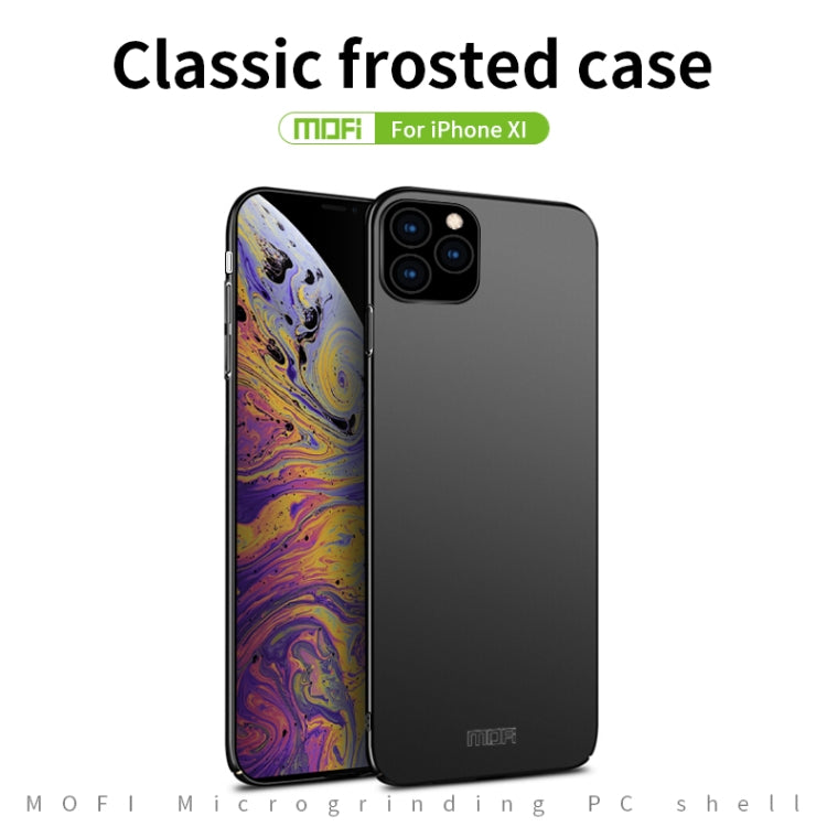 For iPhone 11 Pro MOFI Frosted PC Ultra-thin Hard Case (Gold) - iPhone 11 Pro Cases by MOFI | Online Shopping UK | buy2fix