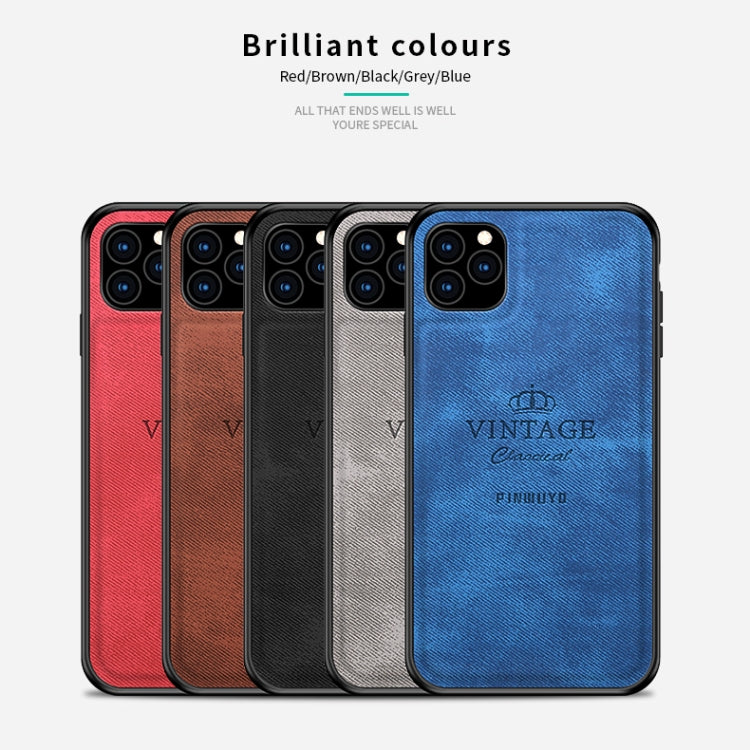 For iPhone 11 Pro PINWUYO Shockproof Waterproof Full Coverage PC + TPU + Skin Protective Case (Gray) - iPhone 11 Pro Cases by PINWUYO | Online Shopping UK | buy2fix