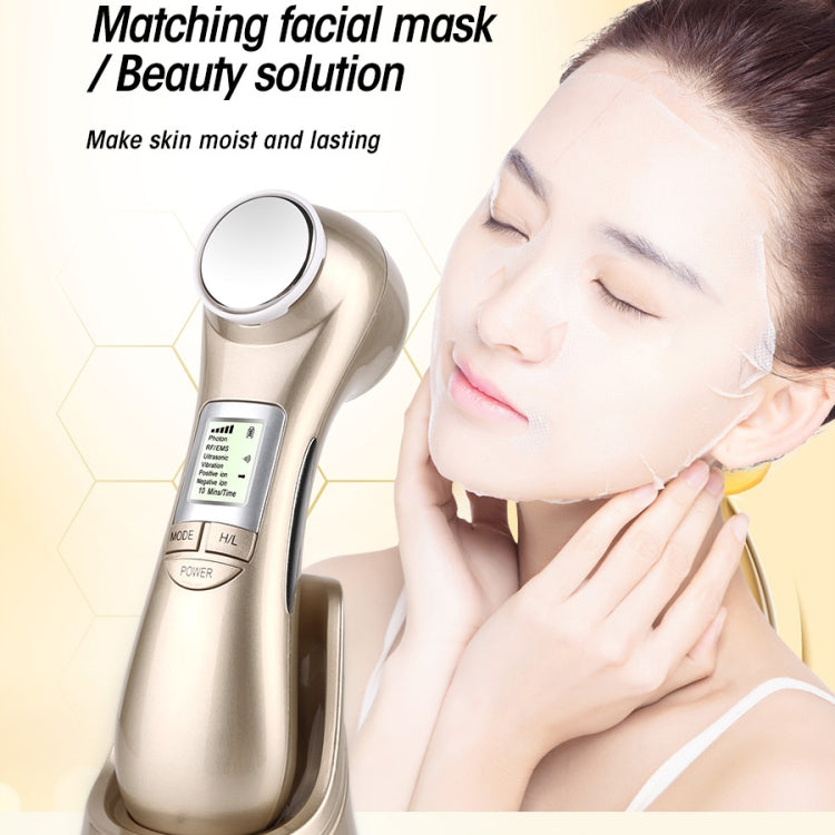 OFY9901  Face Skin EMS Mesotherapy Electroporation RF Radio Frequency Facial LED Photon Skin Care Face Lift Tighten Remove Wrinkle(White) - Beauty Instrument by buy2fix | Online Shopping UK | buy2fix