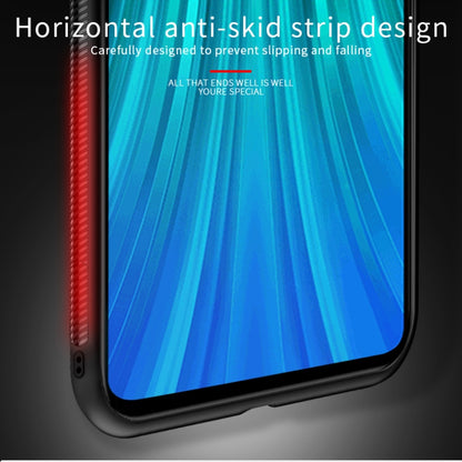 For Xiaomi RedMi Note 8 Pro PINWUYO Rong Series  Shockproof PC + TPU+ Chemical Fiber Cloth Protective Cover(Blue) - Xiaomi Cases by buy2fix | Online Shopping UK | buy2fix
