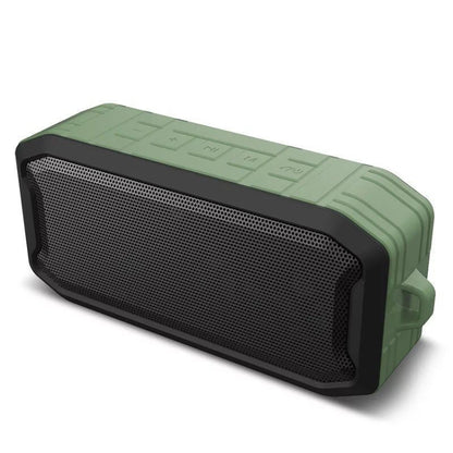 M3 Wireless Bluetooth Speakers Waterproof Portable Outdoor Loudspeaker Mini Box Speaker Support FM & TF & U Disk(Green) - Waterproof Speaker by buy2fix | Online Shopping UK | buy2fix