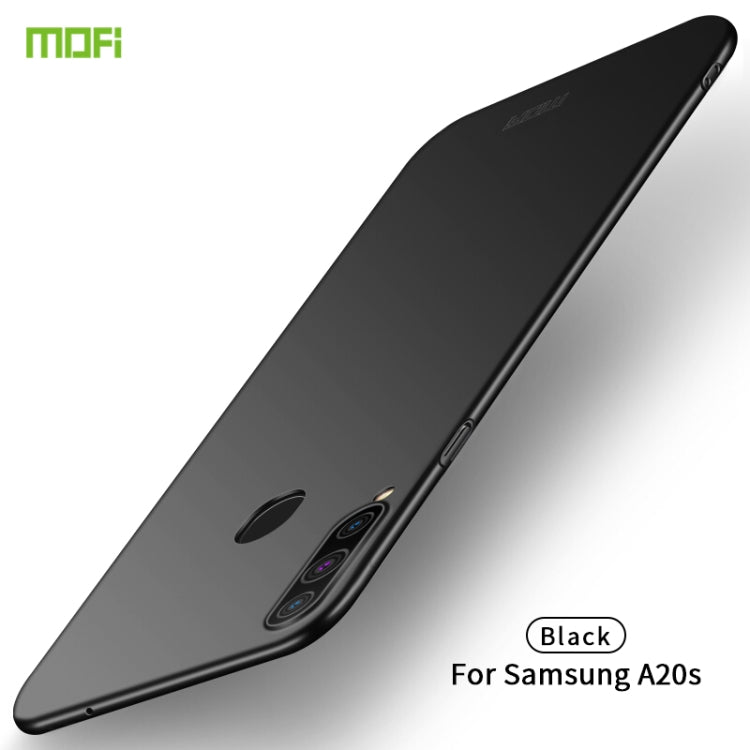 For Galaxy A20S MOFI Frosted PC Ultra-thin Hard Case(Black) - Galaxy Phone Cases by MOFI | Online Shopping UK | buy2fix