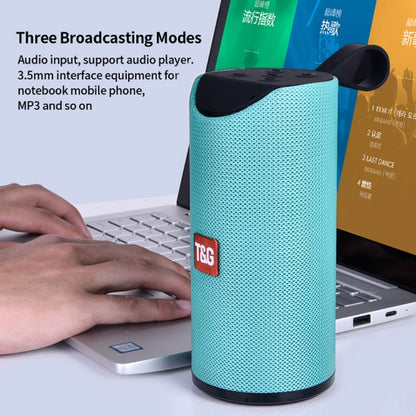 T&G TG113 Portable Bluetooth Speakers Waterproof Stereo Outdoor Loudspeaker MP3 Bass Sound Box with FM Radio(Gray) - Desktop Speaker by T&G | Online Shopping UK | buy2fix