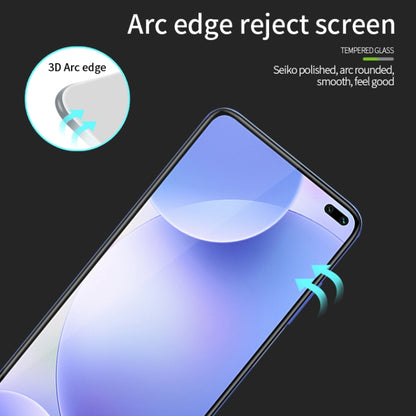 For Xiaomi Redmi K30 PINWUYO 9H 3D Curved Full Screen Explosion-proof Tempered Glass Film(Black) -  by PINWUYO | Online Shopping UK | buy2fix