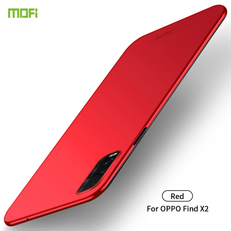 For OPPO Find X2 MOFI Frosted PC Ultra-thin Hard Case(Red) - OPPO Cases by MOFI | Online Shopping UK | buy2fix