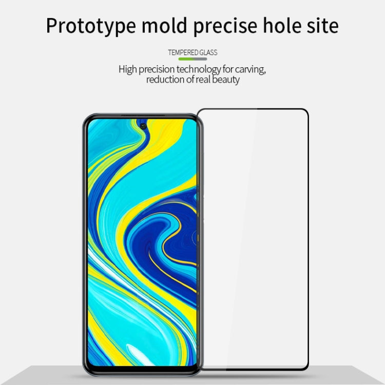 For Xiaomi Redmi Note9Pro / Note9S PINWUYO 9H 2.5D Full Screen Tempered Glass Film(Black) -  by PINWUYO | Online Shopping UK | buy2fix