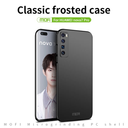 For Huawei Nova 7 Pro MOFI Frosted PC Ultra-thin Hard Case(Black) - Huawei Cases by MOFI | Online Shopping UK | buy2fix