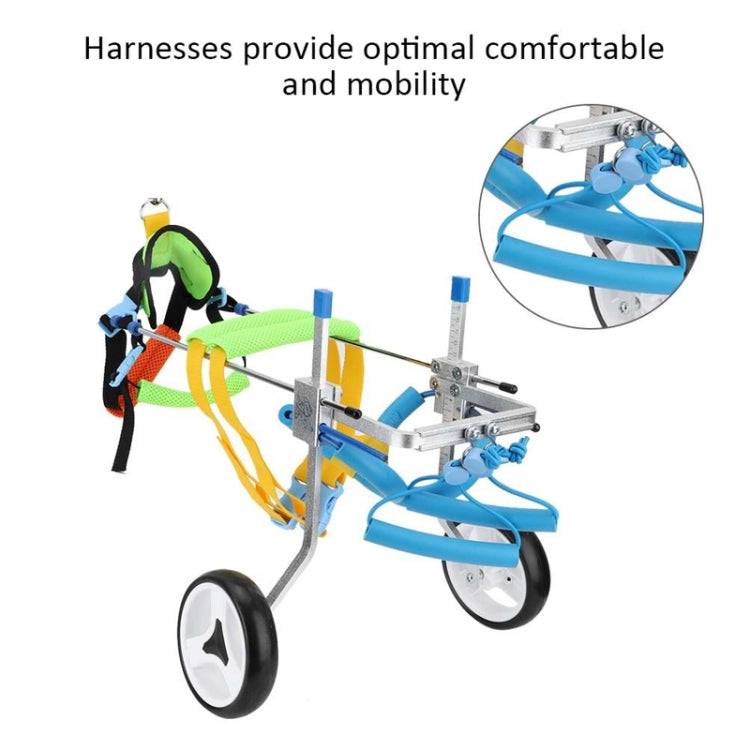 Pet Wheelchair Disabled Dog Old Dog Cat Assisted Walk Car Hind Leg Exercise Car For Dog/Cat Care, Size:XS - Training Aids by buy2fix | Online Shopping UK | buy2fix