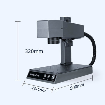 DAJA M1 Pro 2W Metal Nameplate High Precision Characters Laser Carving Machine, Style:M1pro+Industrial Software(EU Plug) - DIY Engraving Machines by DAJA | Online Shopping UK | buy2fix