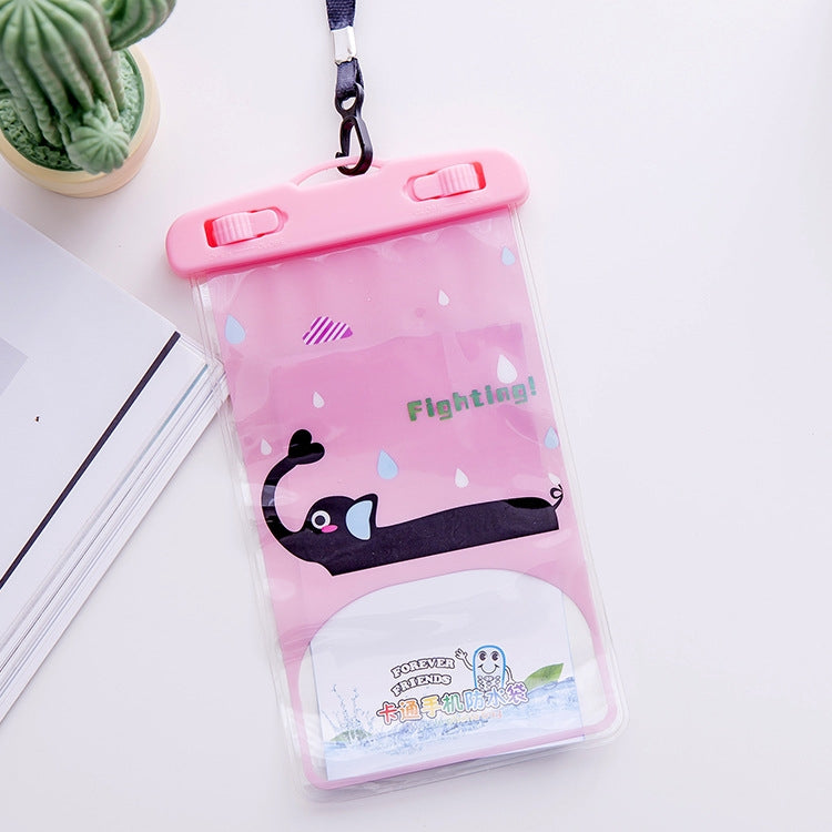 10 PCS Large Outdoor Photo Transparent Waterproof Cartoon Mobile Phone Bag, Style:Elephant - Waterproof Bag by buy2fix | Online Shopping UK | buy2fix