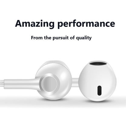 PTM P7 Stereo Wire-controlled Earphone with Microphone, Cable Length: 1.2m(White) - In Ear Wired Earphone by buy2fix | Online Shopping UK | buy2fix