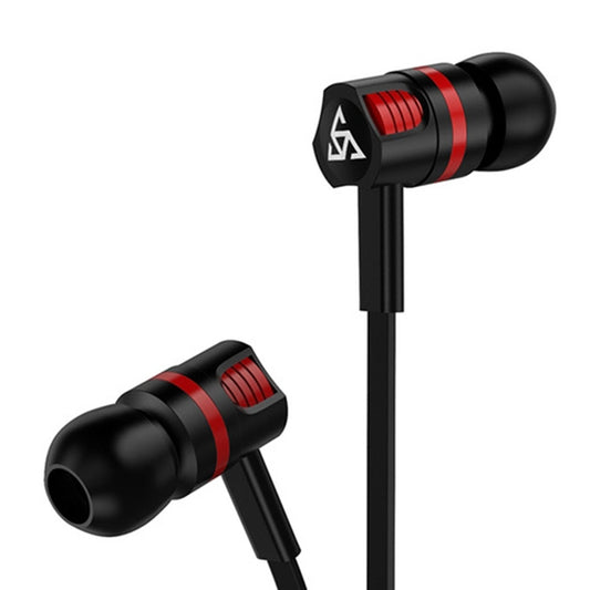 Super Bass Stereo Earphone with Microphone for Samsung / Xiaomi Mobile Phone(Black Earphone) - In Ear Wired Earphone by buy2fix | Online Shopping UK | buy2fix