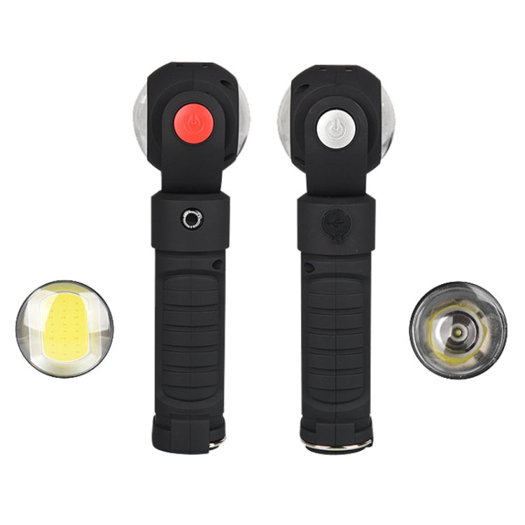 Dual-Function Work Light Outdoor Portable Handheld Inspection Light COB Rechargeable Flashlight Emergency Light - LED Flashlight by buy2fix | Online Shopping UK | buy2fix