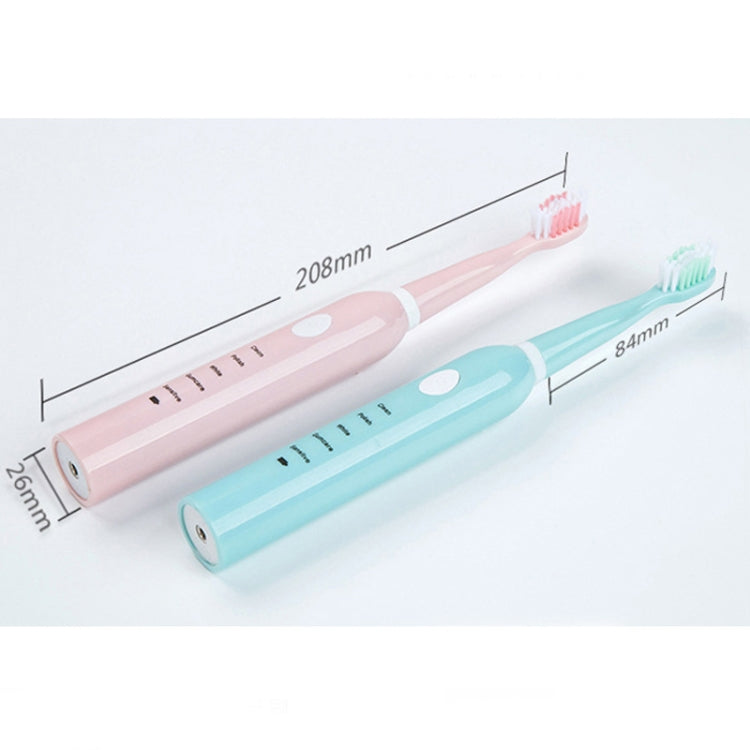 DELIPU Electric Toothbrush Rechargeable Sonic 5-Speed Adjustment Children Adult Household Waterproof Soft Hair Whitening Toothbrush USB Charging Stand(Pink) - Toothbrushes by buy2fix | Online Shopping UK | buy2fix