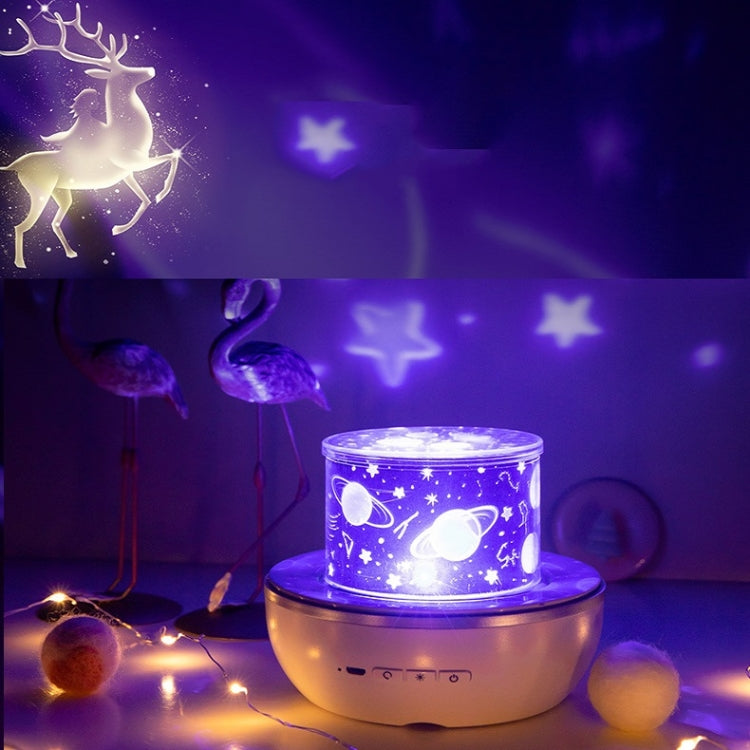 Fantasy Starry Sky Projector Night Light Atmosphere Light Valentine Day Gift, Style: Rechargeable - Night Lights by buy2fix | Online Shopping UK | buy2fix