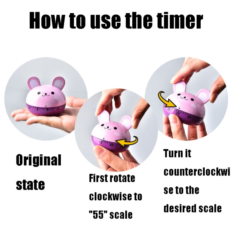 Kitchen Mechanical Timer Cartoon 60 Minutes Timer Baking Cooking Reminder(Onion) - Digital Countdown by buy2fix | Online Shopping UK | buy2fix