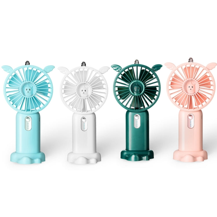 N12 Office Desktop USB Handheld Mini Fan, Fan diameter: 1200 MAH(Jade Green) - Electric Fans by buy2fix | Online Shopping UK | buy2fix