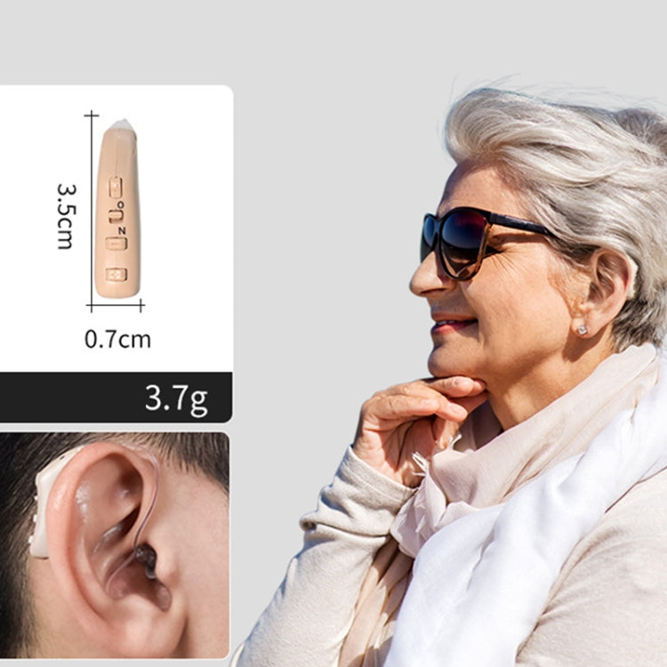 G28 Old Man Hearing Aid Sound Amplifier Sound Collector, Style: Right Ear(Skin Color) - Hearing Aids by buy2fix | Online Shopping UK | buy2fix