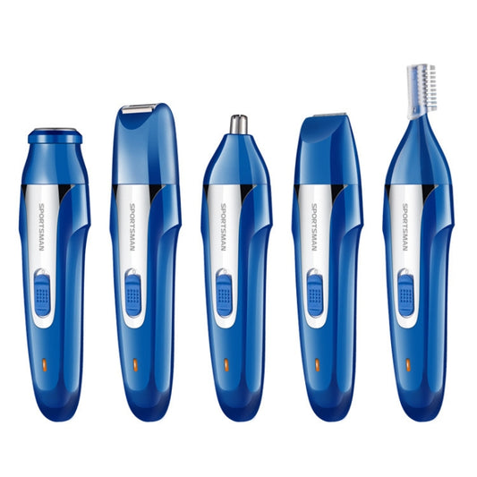 SPORTSMAN SM-420 Electric Mini Shaving Knife Eyebrow Trimmer Multifunctional Nose Hair Trimmer(Blue) - Electric Shavers by SPORTSMAN | Online Shopping UK | buy2fix