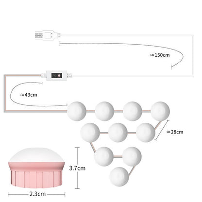 LED Makeup Lamp Mirror Front Beauty Fill Light Hand Sweep Sensation Lamp, Power source: 2 Bulbs - Sensor LED Lights by buy2fix | Online Shopping UK | buy2fix