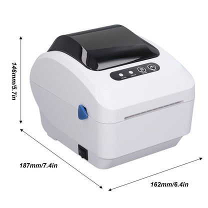 Xprinter XP-320B 80mm Thermal Barcode Supermarket Cashier Label Printer, Spec: USB(UK Plug) - Printer by Xprinter | Online Shopping UK | buy2fix