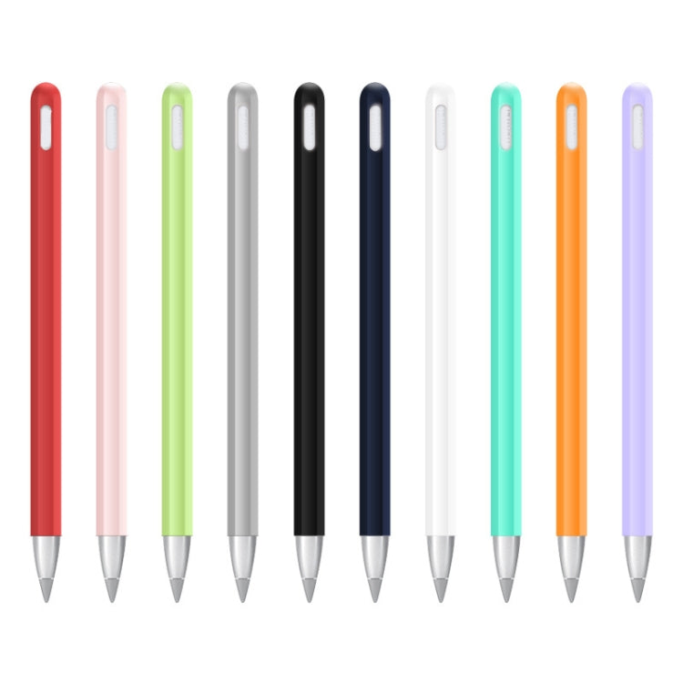 2 Sets 3 In 1 Stylus Silicone Protective Cover + Two-Color Pen Cap Set For Huawei M-Pencil(Black) - Pencil Accessories by buy2fix | Online Shopping UK | buy2fix