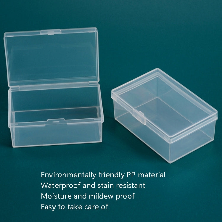 20 PCS Rectangular Transparent Storage Box Plastic Universal Packaging Box With Cover Parts Accessories Storage Box - Storage Boxes by buy2fix | Online Shopping UK | buy2fix