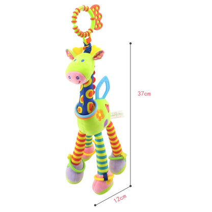 Baby Carriage Hanging Toy 0-1 Year Old Bell Teether Giraffe Bed Bell(Purple) - Strollers Accessories by buy2fix | Online Shopping UK | buy2fix