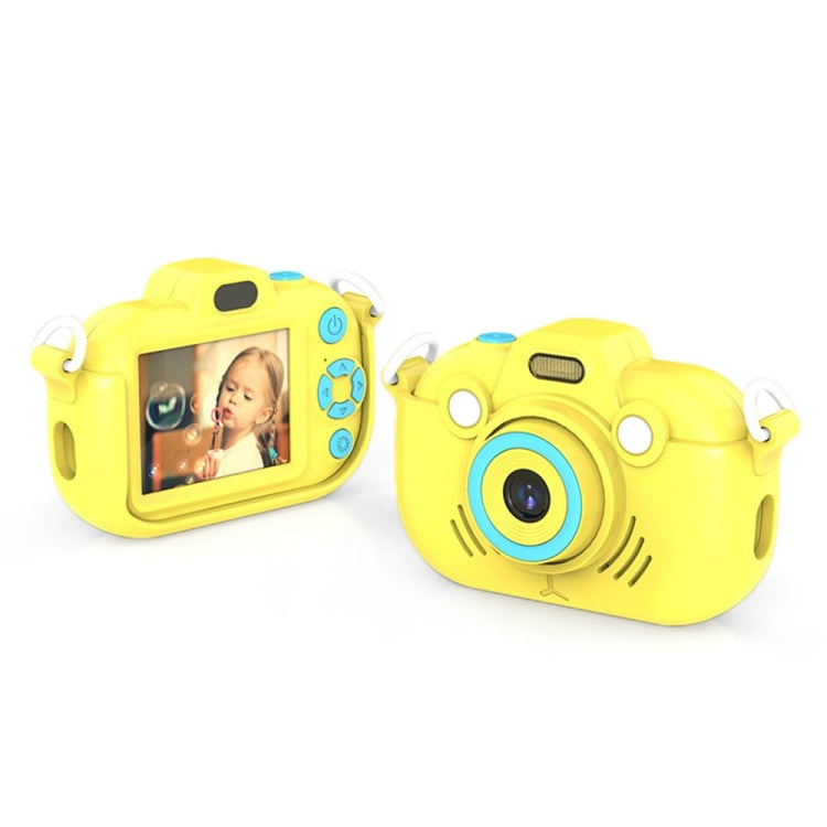 DC502 2.4-Inch 16X Zoom 2.7K Video Recording Children Digital Camera, Color: Yellow No Card(US Plug) - Children Cameras by buy2fix | Online Shopping UK | buy2fix