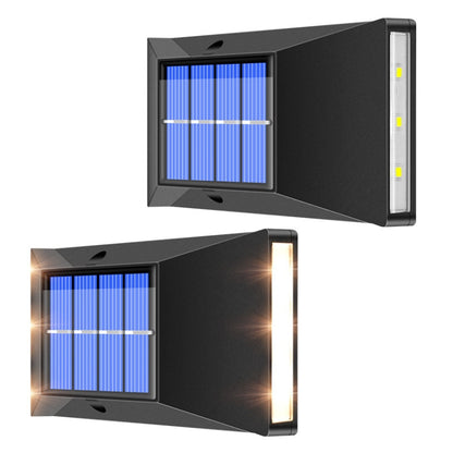 Outdoor Decorative Waterproof Solar Wall Light, Spec: 6 LEDs White Light - Solar Lights by buy2fix | Online Shopping UK | buy2fix